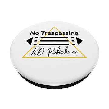 No Trespassing Atlantis Ring PopGrip - Perfect Accessory for Book Lovers