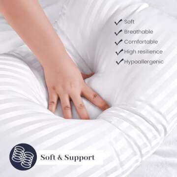Kuyami Pillow Set - Soft, Fluffy, and Supportive Bed Pillows