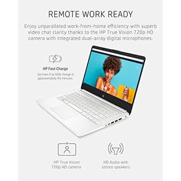 HP 14 Laptop - Intel Celeron, 4GB RAM, Windows 11