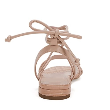 Ermonn Women's Stylish Wrap Flat Sandals - Summer Comfort