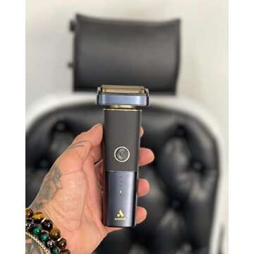 Andis 17300 reSURGE Electric Lithium Titanium Precision Foil Wet/Dry Rechargeable Shaver, Black