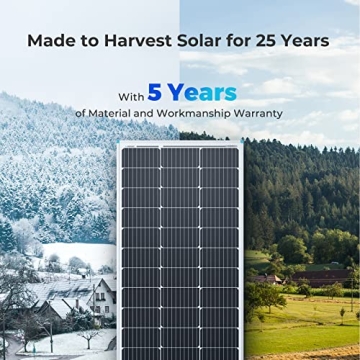 100 Watt Solar Panels 2-Pack for RV & Off-Grid