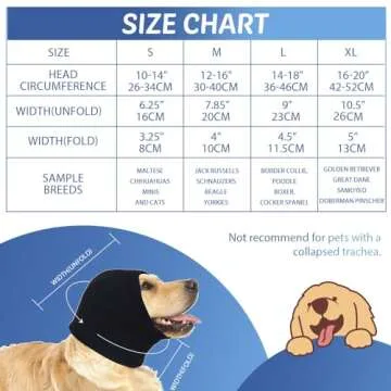 COMFPET Ear Wraps for Dogs and Cats, Pet Snood for Ear Care and Comfort