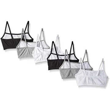 Comfortable Fruit of the Loom 6-Pack Sports Bras for Women