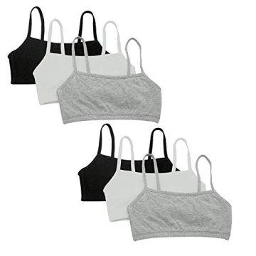 Comfortable Fruit of the Loom 6-Pack Sports Bras for Women