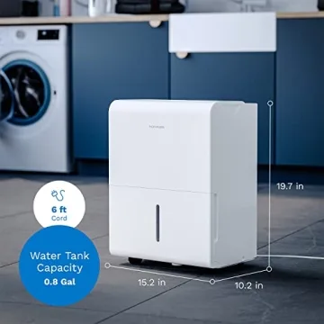 hOmeLabs 1,500 Sq. Ft Energy Star Dehumidifier for Homes