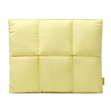 Comfyable Puffy Laptop Sleeve 13 Inch 14 Inch, Quilted Puffer Laptop Carrying Case for Women, Pillow...