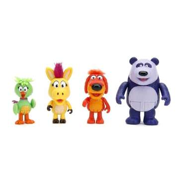 Jada Toys Donkey Hodie 3-Inch Figures 4-Pack - Perfect for Creative Play!