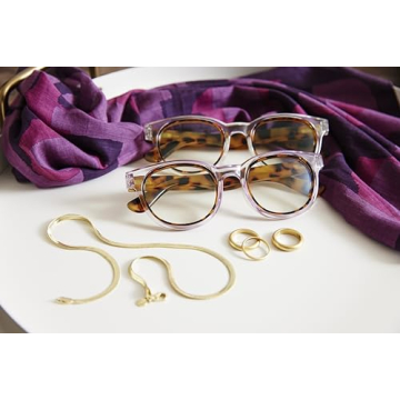 Peepers Olympia Round Blue Light Readers for Women