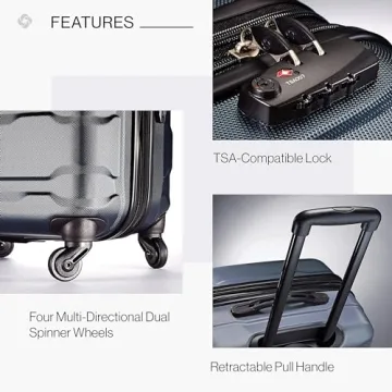 Samsonite Omni PC Hardside Expandable Luggage with Spinner Wheels
