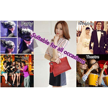 Vegan Leather Clutch Bag - Stylish and Spacious Design