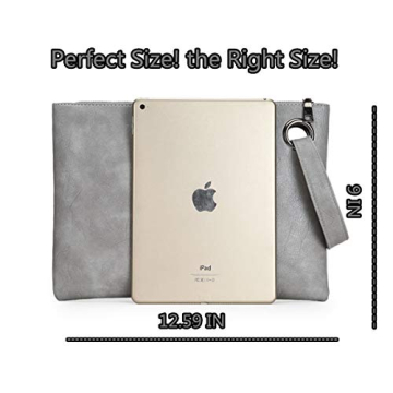 Vegan Leather Clutch Bag - Stylish and Spacious Design