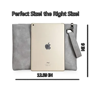 Vegan Leather Clutch Bag - Stylish and Spacious Design