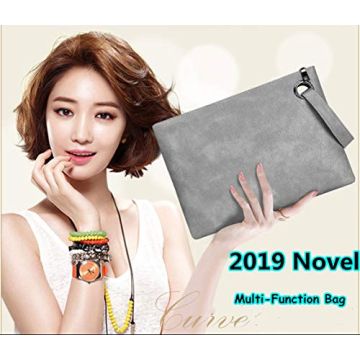 Vegan Leather Clutch Bag - Stylish and Spacious Design