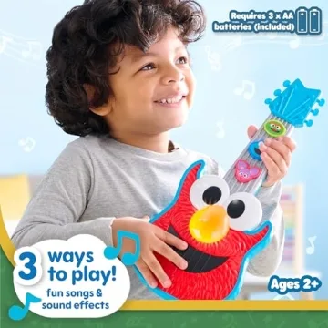 Sesame Street Elmo Guitar for Kids Ages 2 Up - Musical Toy