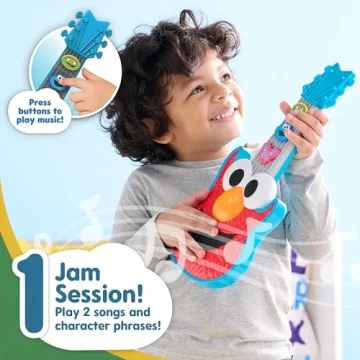 Sesame Street Elmo Guitar for Kids Ages 2 Up - Musical Toy