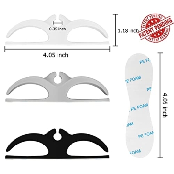 Nearockle Cord Organizer for Kitchen Appliances, Adhesive Cord Holder, Cord Winder for Storage Appliances Stick on Mixer, Blender, Coffee Maker, Pressure Cooker and Air Fryer (3 Pack)