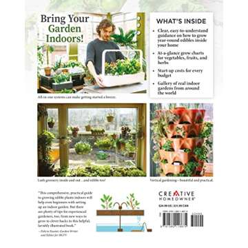 How to Garden Indoors & Grow Your Own Food Year Round: Ultimate Guide to Vertical, Container, and Hy...