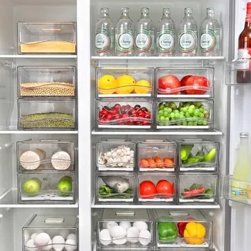 Bealy Stackable Fruit Storage Containers - BPA-Free and Versatile