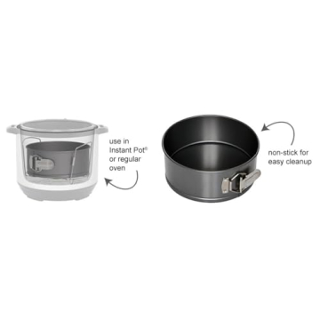Instant Pot Springform Pan 7.5-Inch Non-Stick Gray