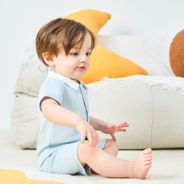 Pureborn Baby Boy Romper 12-18 Months Soft Cotton