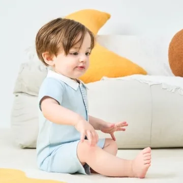 Pureborn Baby Boy Romper 12-18 Months Soft Cotton