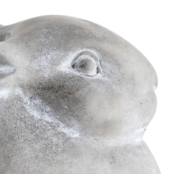 Creative Co-Op Cement Rabbit Planter for Indoor & Outdoor