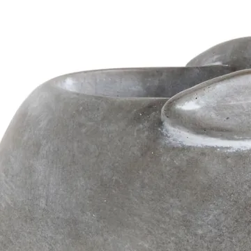 Creative Co-Op Cement Rabbit Planter for Indoor & Outdoor