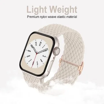 Adjustable Braided Solo Loop Apple Watch Bands for All Sizes