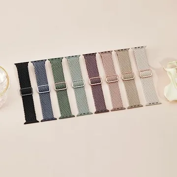 Adjustable Braided Solo Loop Apple Watch Bands for All Sizes