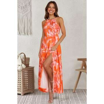 KILIG Women's Summer Maxi Dress 2025 Casual Floral Sundress