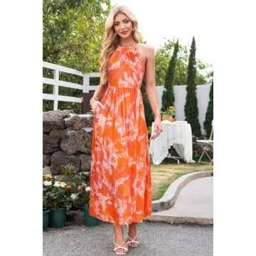 KILIG Women's Summer Maxi Dress 2025 Casual Floral Sundress