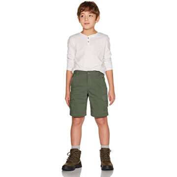CQR Kids Youth Convertible Hiking Pants for Outdoor Fun