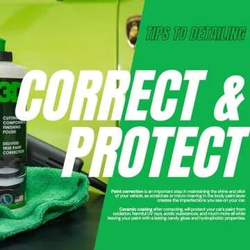 3D One Car Scratch & Swirl Remover - Rubbing Compound & Finishing Polish - Buffing Compound Swirl Remover - True Car Paint Correction 16oz.