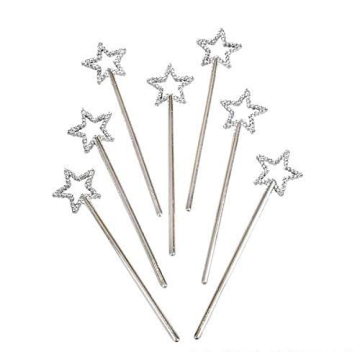 Mini Sequin Star Wands for Magical Celebrations Pack of 12