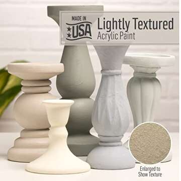 FolkArt Terra Cotta Acrylic Paint Set, Sun-Baked 6 Piece DIY Terra Cotta Acrylic Paint Kit Featuring 6 Colors For DIY Indoor & Outdoor Multi-Surface Craft Projects, 7594, 2 Fl Oz (Pack of 6)