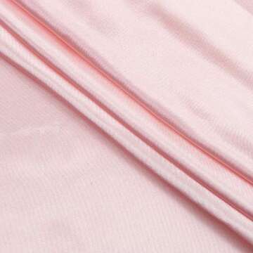 MDS Pack of 10 Yard Charmeuse Satin Fabric - Blush Pink for Weddings, Crafts & Decor