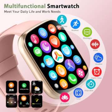 Stylish Smart Watch for Women with Bluetooth Calling - Cillso
