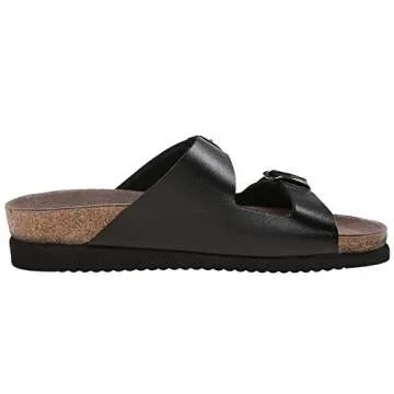 Mephisto Women's Harmony Sandal, Black Waxy, 9 M US
