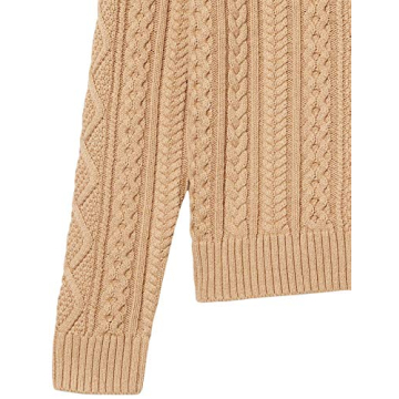 Amazon Essentials Men's Cotton Fisherman Cable Sweater