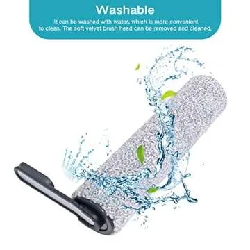 Home Times Brush Roller For Floor One Tineco S5 Blue,S5 & S5 Pro 2 HEPA Filters Replacement Accessories Parts (2 Brush Roller+4 Filter)