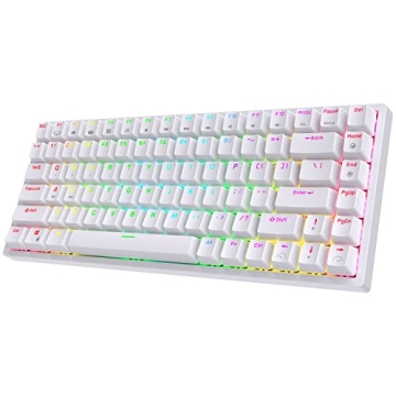 RK ROYAL KLUDGE RK84 Wireless RGB 75% Triple Mode BT5.0/2.4G/USB-C Hot Swappable Mechanical Keyboard...