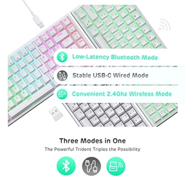 RK84 Wireless RGB Mechanical Keyboard - Compact & Customizable