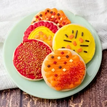 Sweets Indeed Fall 6-Cell Sprinkle Jar for Baking