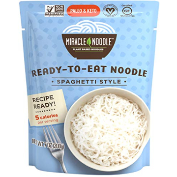Miracle Noodle Spaghetti Shirataki Noodles - Keto Friendly, Gluten Free, Vegan, Low Carb 7 Ounce (Pa...