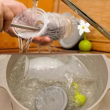 haakaa Silicone Breast Pump Manual Breast Pump with Suction Base, Flower Stopper and Silicone Lid(5oz/150ml) (White) +Disposable Nursing Pads for Breastfeeding,36pcs