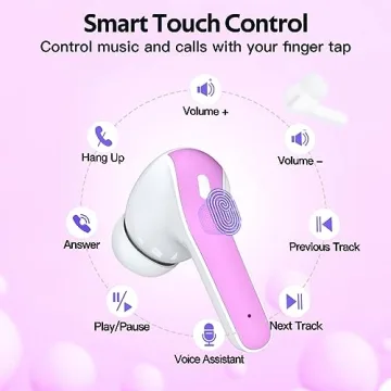 TAGRY True Wireless Headphones with 60H Playback