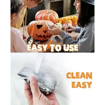 JUSTOTRY Halloween Pumpkin Carving Kit 26Pcs for All Ages