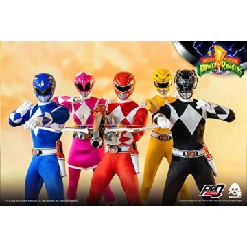 threezero Mighty Morphin Power Rangers Collectible Figure Set