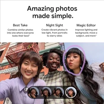 Google Pixel 8a Unlocked Android Phone with AI Camera